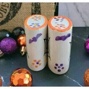 NEW Temp-tations Salt & Pepper Shakers Halloween Boofetti